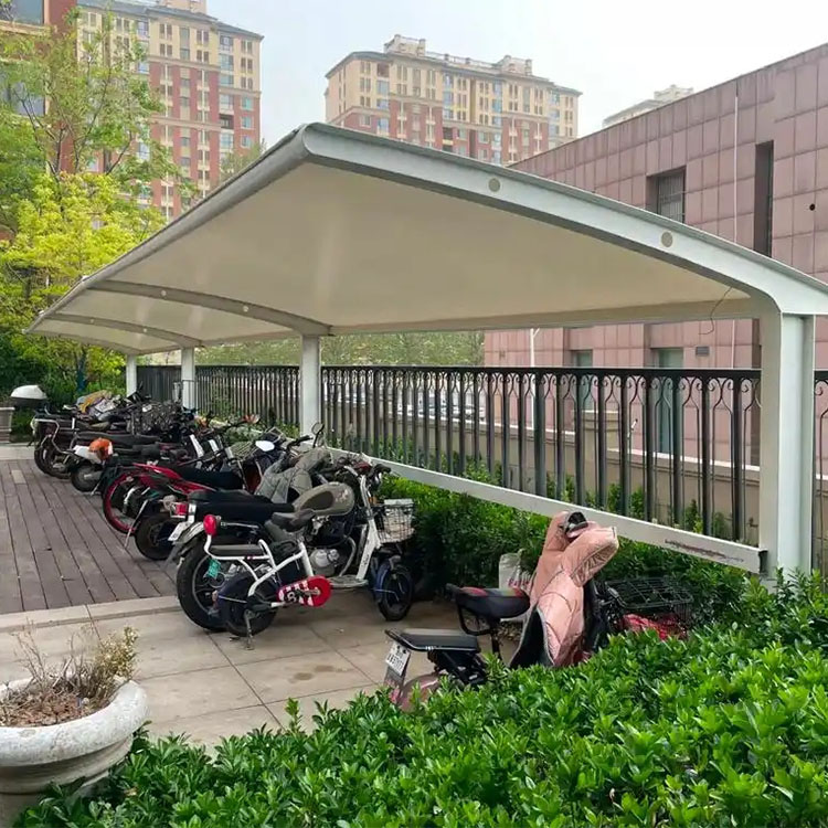 朝阳县膜结构电动车棚